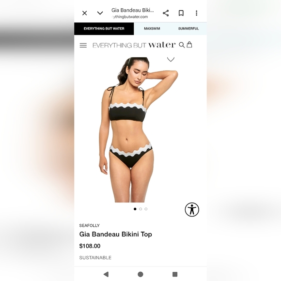 Seafolly Monochrome Wave Bikini - Picture 7 of 7